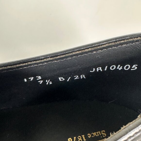 E.T. Wright Mens Black Leather Wingtip Dress Shoes Size 9 1/2 B - Picture 10 of 10